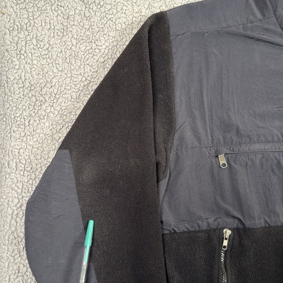 Vintage North Face Denali Jacket Mens XL Black Fleece Made In USA 90s Full Zip - Picture 6 of 16